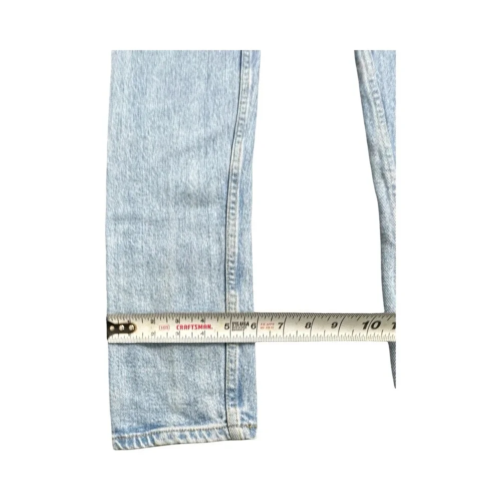 Levis Jeans Mens W29 L32 Blue 511 Slim Fit Light Wash Denim WaterLess Button Fly